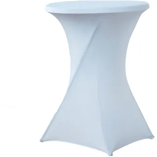 WERKA PRO Weiße Tischdeckenhülle runden Stehtisch ø80cm