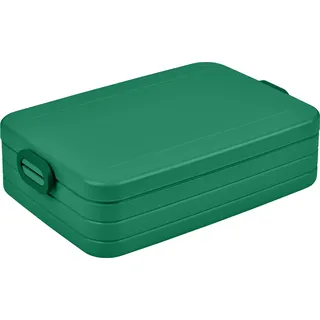 Mepal - Lunchbox Take a break groß - Lunchbox to go - für 4 Sandwiches oder 8 Scheiben Brot - Meal Prep Box - Essensbox mit Trennwänden - Spülmaschinenfest - 1500ml - Vivid Green