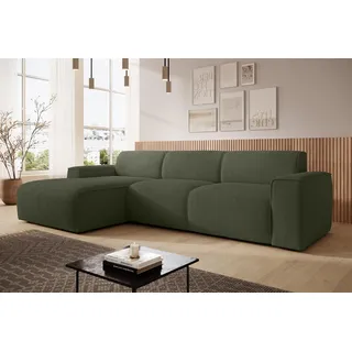 AX LIVING Couch Sofa L Form Didim mini Grün 310 cm breit, stilvoll L - Grün
