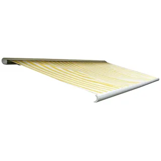 Mendler Kassettenmarkise T122 400 x 23 cm gelb