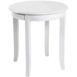 Haku-Möbel Beistelltisch Weiß MDF 48 x 51 x 48 cm