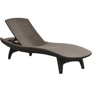 Liegestuhl Keter PACIFIC whiskey braun - Braun
