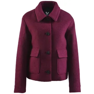 Fuchs Schmitt Wolljacke »Wolljacke« ohne Kapuze Mit Rundhalsausschnitt, rot