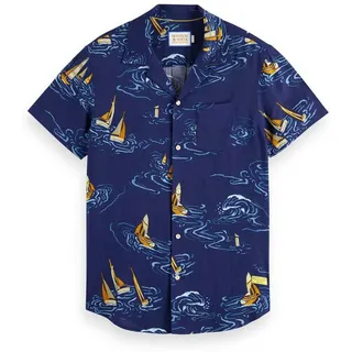 Scotch & Soda 175502 Kurzarmhemd - Boats Aop - L