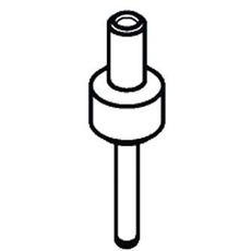 Mahr 5113042 P18A Stahlkugel Messeinsatz, 1,5 mm Durchmesser, 14 mm Länge