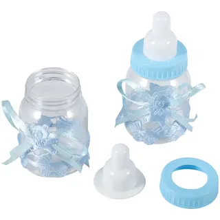 Süßigkeiten Schokolade Flaschen Box für Baby-Dusche Party Geschenke Geschenke Dekorationen (12pcs blau)