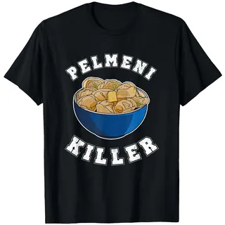 Pelmeni Russland Vater Russen Russische Küche UDSSR T-Shirt, Herren, Schwarz, L
