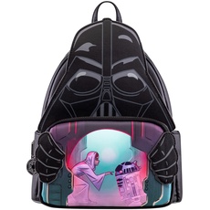 Loungefly Star Wars - Princess Leia - Darth Vader Backpack - Amazon-Exklusiv - Niedliche Sammeltasche - Geschenkidee - Offizielle Handelswaren - Für Jungen, Mädchen Men und Frauen - Movies Fans