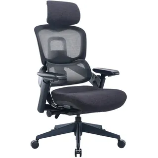 Novel Drehstuhl , Schwarz , Metall, Kunststoff, Textil , Drehkreuz , 70x113-122.5x71 cm , Büromöbel, Bürostühle, Drehstühle