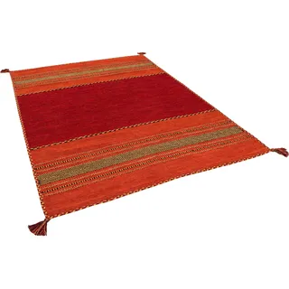 Pergamon Natur Teppich Kelim Navarro Rot 120x180cm