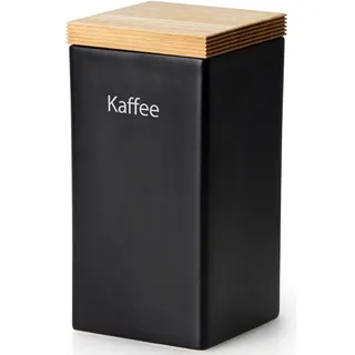 Continenta Vorratsdose schwarz 10 x 10 x 20,5 cm 1,2 l
