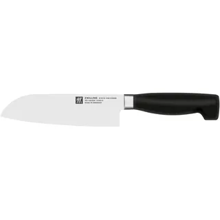 Zwilling Vier Sterne Santokumesser 16 cm Schwarz