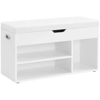 Boxxx Garderobenbank , Weiß , Textil, Holzwerkstoff , 80x44x30 cm , Truhe im Sitz, abwischbar , Garderobe, Garderoben-Sets & Garderoben-Serien, Garderoben-Serien