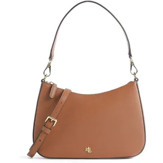 Ralph Lauren Danni Medium Schultertasche Leder Tan