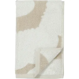 Marimekko Unikko Gästehandtuch Frottee Baumwolle (Beige) - Floral Patterned Gästetücher - 50,8 x 30,5 cm
