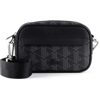 LACOSTE Umhängetasche The Blend Reporter Bag Noir Gris schwarz mehrfarbig - Schwarz, Bunt