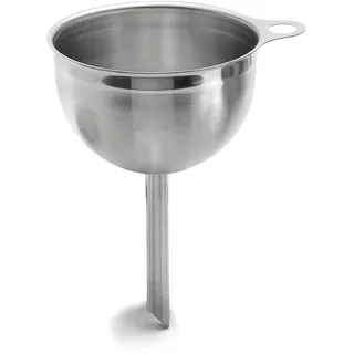 Weis Trichter aus Edelstahl in der Farbe Silber, Maße: 14cm x 9cm x 9cm, 17409
