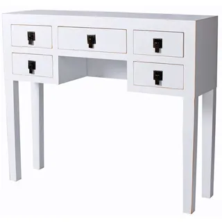 Konsolentisch Landhaus Weiss Tischkonsole Wandtisch Sideboard Flurtisch Konsole