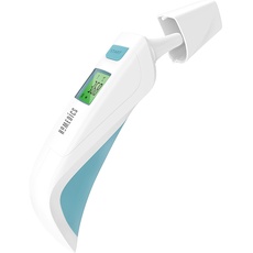House of Marley HoMedics Kontaktloses Digitales Infrarot-Fieberthermometer für Baby Kinder Erwachsene - Messen Sie Ohr-, Stirn- und Oberflächentemperatur in 2-5 Sekunden (3 in 1 Thermometer)