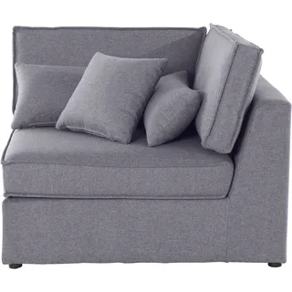 OTTO home Sofa-Eckelement »Florid« Teil eines Modulsofas, fester Sitzkomfort, auch in Cord, grau