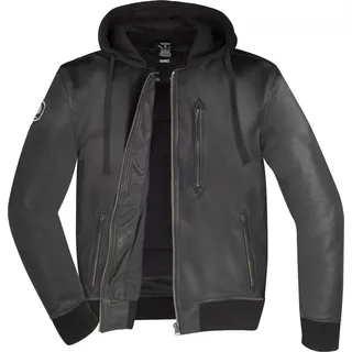 Merlin Trance Motorrad Lederjacke, braun/schwarz, L - Braun, Schwarz