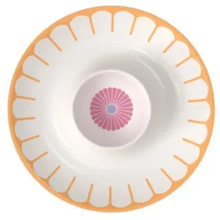 Villeroy & Boch – Fleur Eierbecher, Maße: ca. 11,5 × 11,5 × 3 cm, Multicolour, spülmaschinenfest & mikrowellensicher, florales Dekor, Premium Porzellan