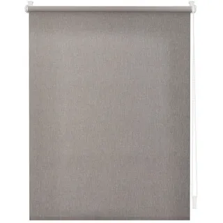 Lichtblick Original Thermo-Rollo Madrid Ohne Bohren, Klemmträger, Lichtdurchlässig Grau, 190, 100, 190 , Kunststoff , 100x190 cm , Heimtextilien, Vorhänge, Rollos