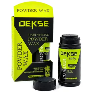 Dekse Powder Wax 20g | Haarpuder | Mattes Styling Powder | Volumen Puder für mehr Textur & Fixierung | Pulverwachs für Haarstyling | Kein Verkleben, Natürliches Finish