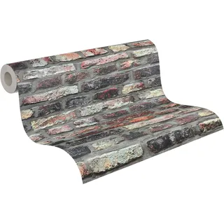 A.S. Création Vliestapete Il Decoro Stein Rot-Schwarz FSC®