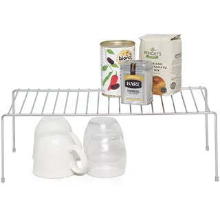 simplywire – Küchenschrank-Organizer – Aufbewahrungsregal – Verchromter Stahl