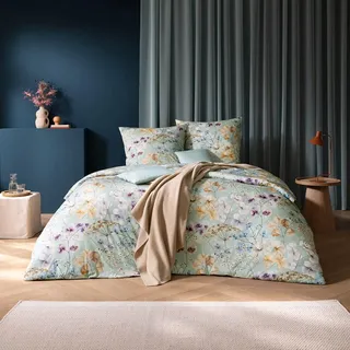 Estella Mako Interlock Jersey Bettwäsche Sonja mint 135x200 cm + 80x80 cm - Türkis