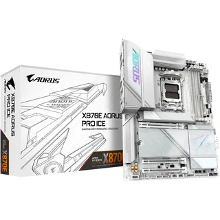 Gigabyte Mainboard »X870E AORUS PRO ICE Motherboard - Unterstützt AMD Ryzen 9000 CPUs, 16+«