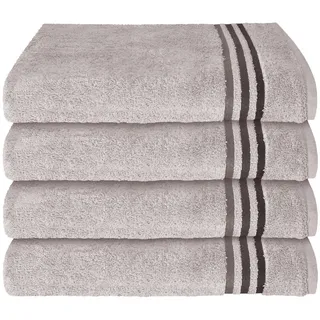 SCHIESSER Skyline Color Handtuchset 4-tlg. grau