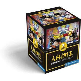 CLEMENTONI Dragonball 500 Teile - Legespiel für Manga & Anime Fans - Geschenk für Kinder ab 14 Jahren & Erwachsene, 35135