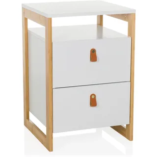hjh living Nachtschrank TAROLO III 60 x 40 x 40 cm Weiß