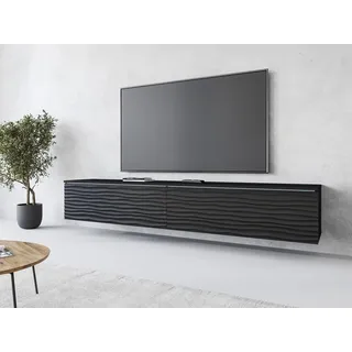 Home Affaire Vera Lowboard 180 x 30 cm Schwarz/MDF