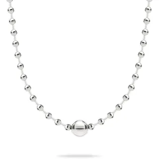 Liebeskind Berlin Damen Halskette LJ-1712-N-45 aus Edelstahl in IP Rhodium
