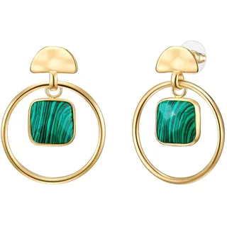 Yokoamii Paar Ohrhänger »Set: Y43« Creolen gelbgold grün, gelb