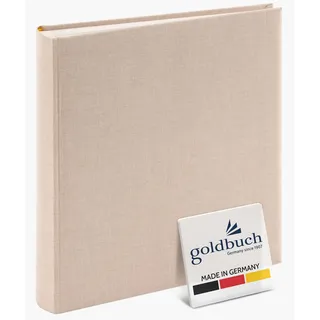 Goldbuch Fotoalbum Summertime Trend 2, 25x25 60 weiße Seiten Beige,