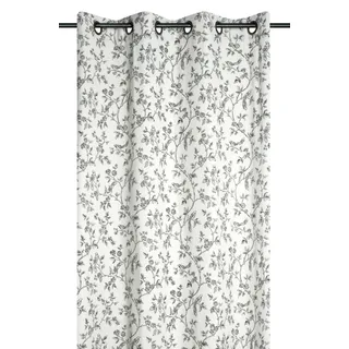 Dekoschal mit Ösen Voile Vorhang Gardienen 140x260 cm Boho Beige Dekoration