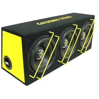 Ground Zero Iridium GZIB 3.250SPL 10"" Zoll Gehäusesubwoofer