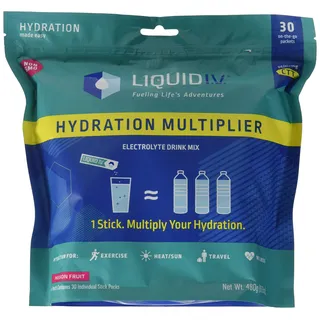 Liquid I.V.Hydration Multipliker, Elektrolytpulver, leicht zu öffnende Packungen, Nahrungsergänzungsmittel Getränkemischung (Passionsfrucht, 30 Stück)