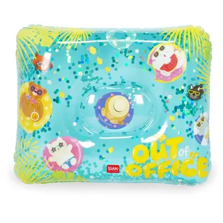 Legami – Aufblasbares Kissen für Meer, Strandkissen, Campingkissen für Pool, Strand und Meer, bequem und Ultraleicht, 40 cm