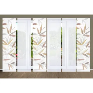 home in green Schiebevorhang ¦ mehrfarbig ¦ Synthetik ¦ Maße (cm): B: 60 H: 245