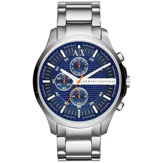Armani Exchange Ax2155 46mm 5atm Quartz Analogical Uhr - Grey / Blue / Mineral - One Size