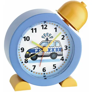 TFA 60.1011.06 analoger Kinderwecker Polizei - Blau