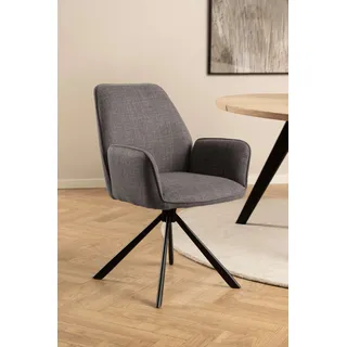 Actona Esszimmerstuhl Glenda Polyester braun 2er Set
