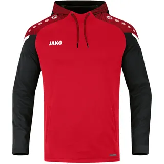 Jako Kinder Kapuzensweatshirt Performance, Rot/Schwarz, 140