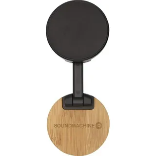 Floso - "Alcor" Handy-Ständer, Recycelter Kunststoff, Bambus PF4848 (Einheitsgröße) (Schwarz) - Schwarz