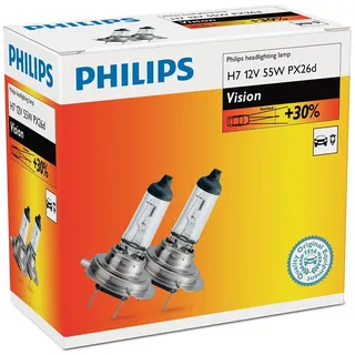 Philips H7 Vision 55 W 2 St.